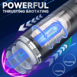 Automatic Male Masturbator Cup with 10 Thrusting & Rotating Hands Free Electric Penis Pump Visual Sex Toys for Men Sex Machine