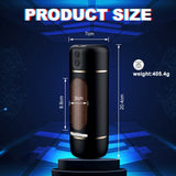 Automatic Male Masturbator Cup with 10 Thrusting & Rotating Hands Free Electric Penis Pump Visual Sex Toys for Men Sex Machine
